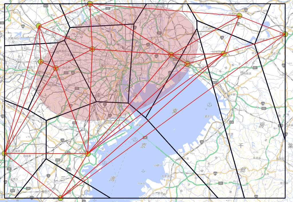 防犯エリア分析図