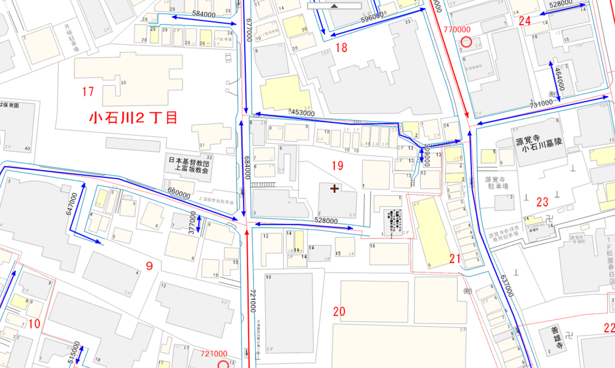 路線価　小石川２丁目