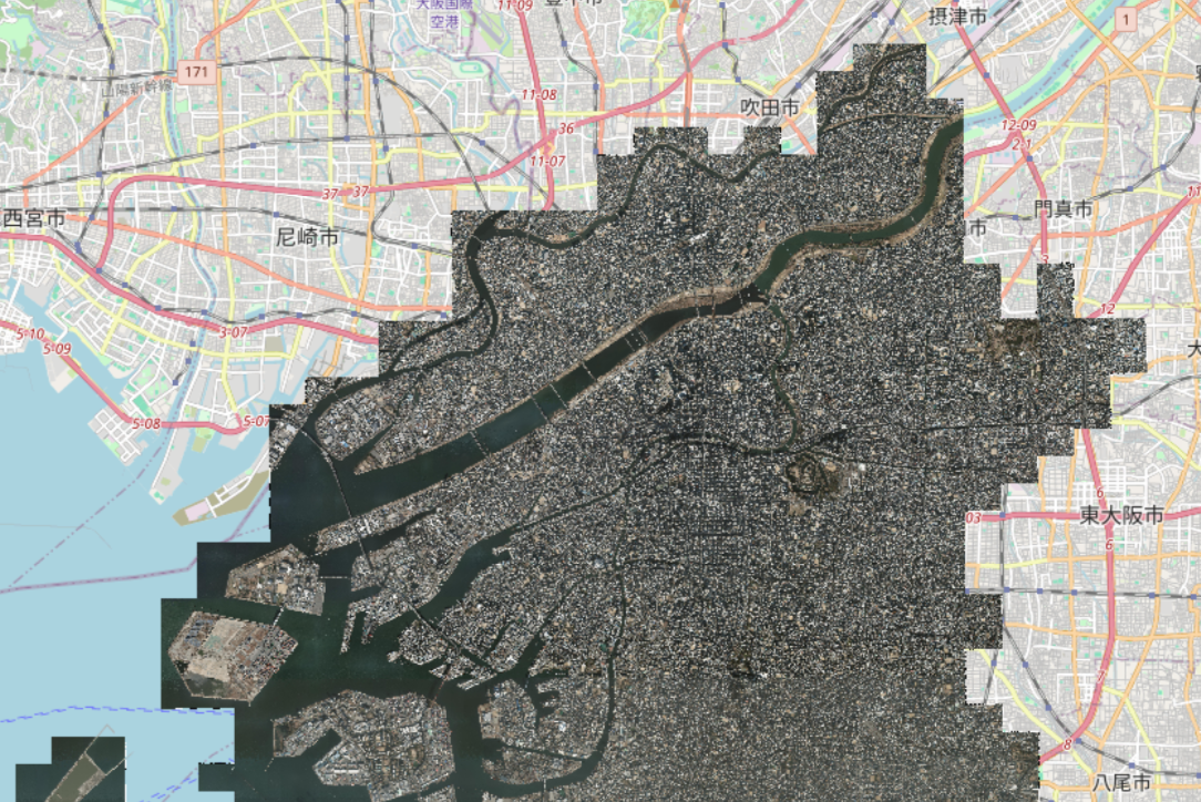 GeoTIFFからXYZタイル形式に変換する方法 - G空間の世界【地理空間情報